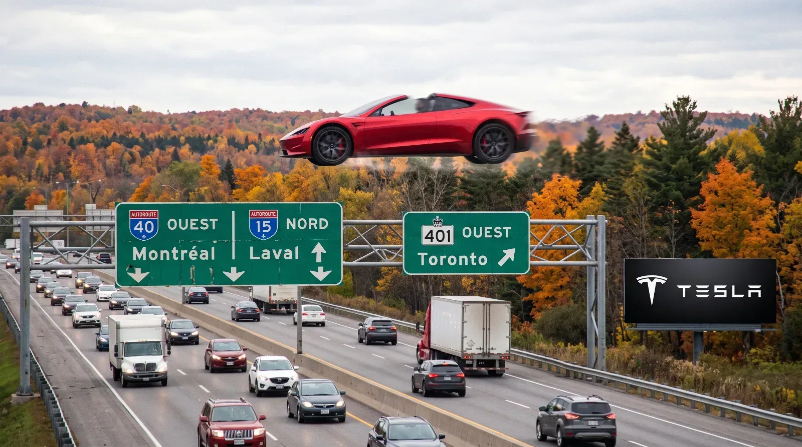 Tesla Roadster : la supercar électrique qui défie les lois de la physique arrivera-t-elle au Canada ?